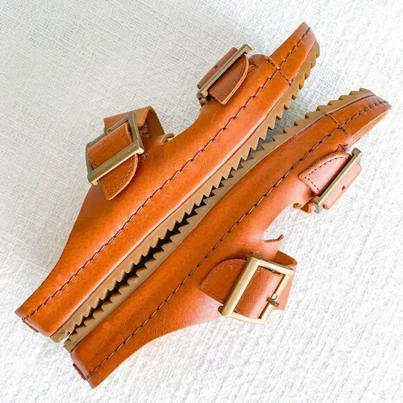 Clarks double strap leather sandals. - Picture 7 of 11